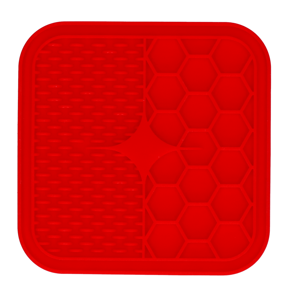 Eat Slow Live Longer Lick Mat Duo S Rood - Afbeelding 2