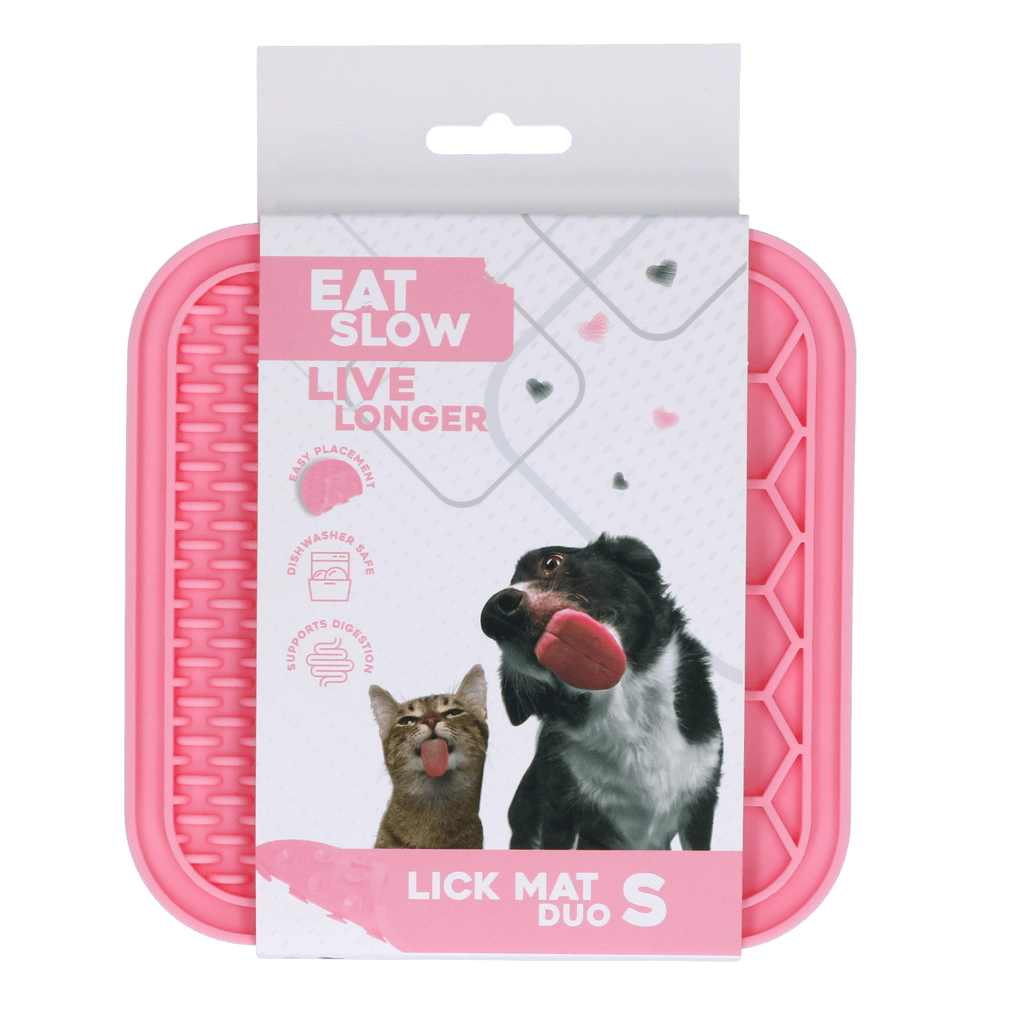 Eat Slow Live Longer Lick Mat Duo S Roze