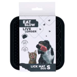 Eat Slow Live Longer Lick Mat Duo S Grijs