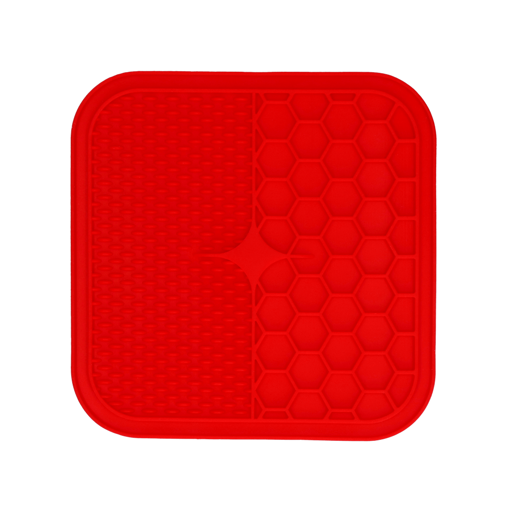 Eat Slow Live Longer Lick Mat Duo M Rood - Afbeelding 2