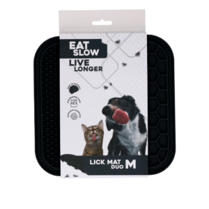 Eat Slow Live Longer Lick Mat Duo M Grijs