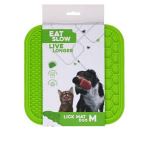 Eat Slow Live Longer Lick Mat Duo M Groen