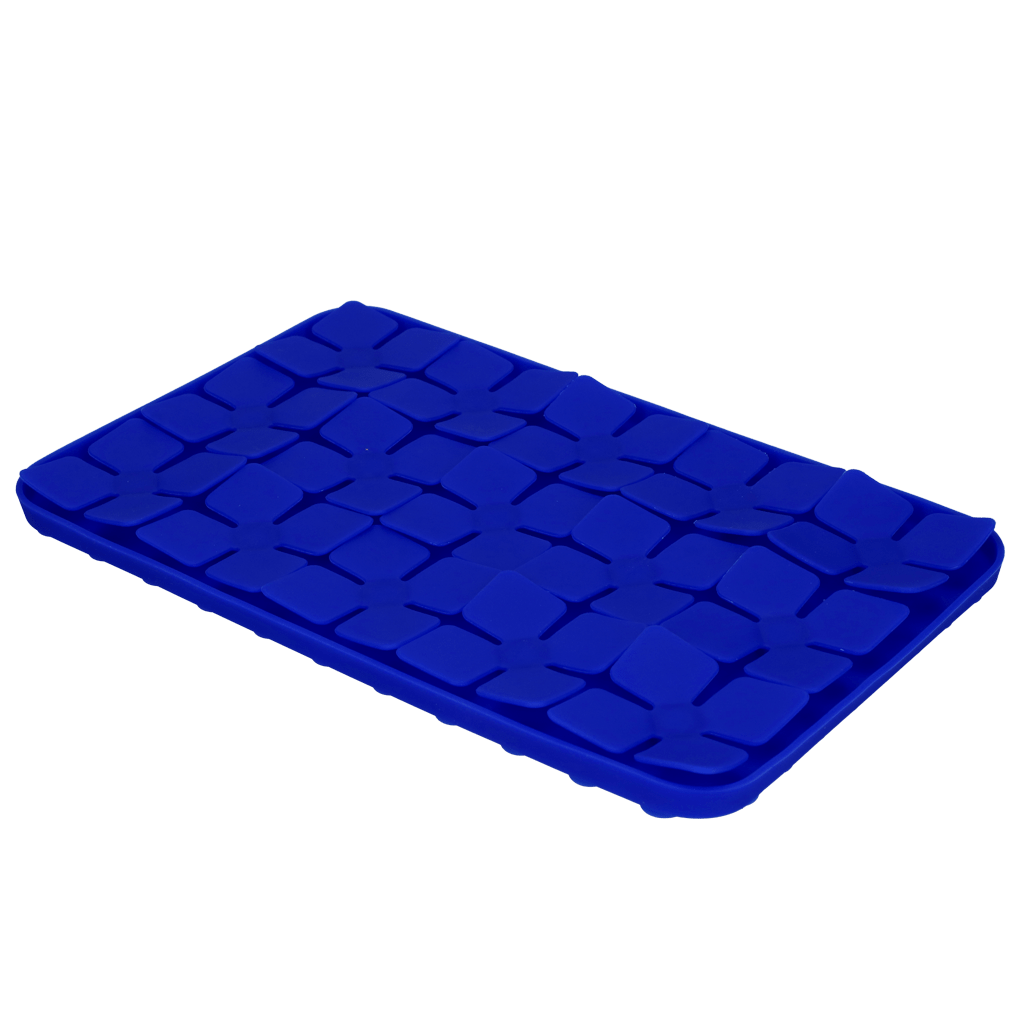 Eat Slow Live Longer Lick Mat Dimensions Flower Blauw - Afbeelding 3