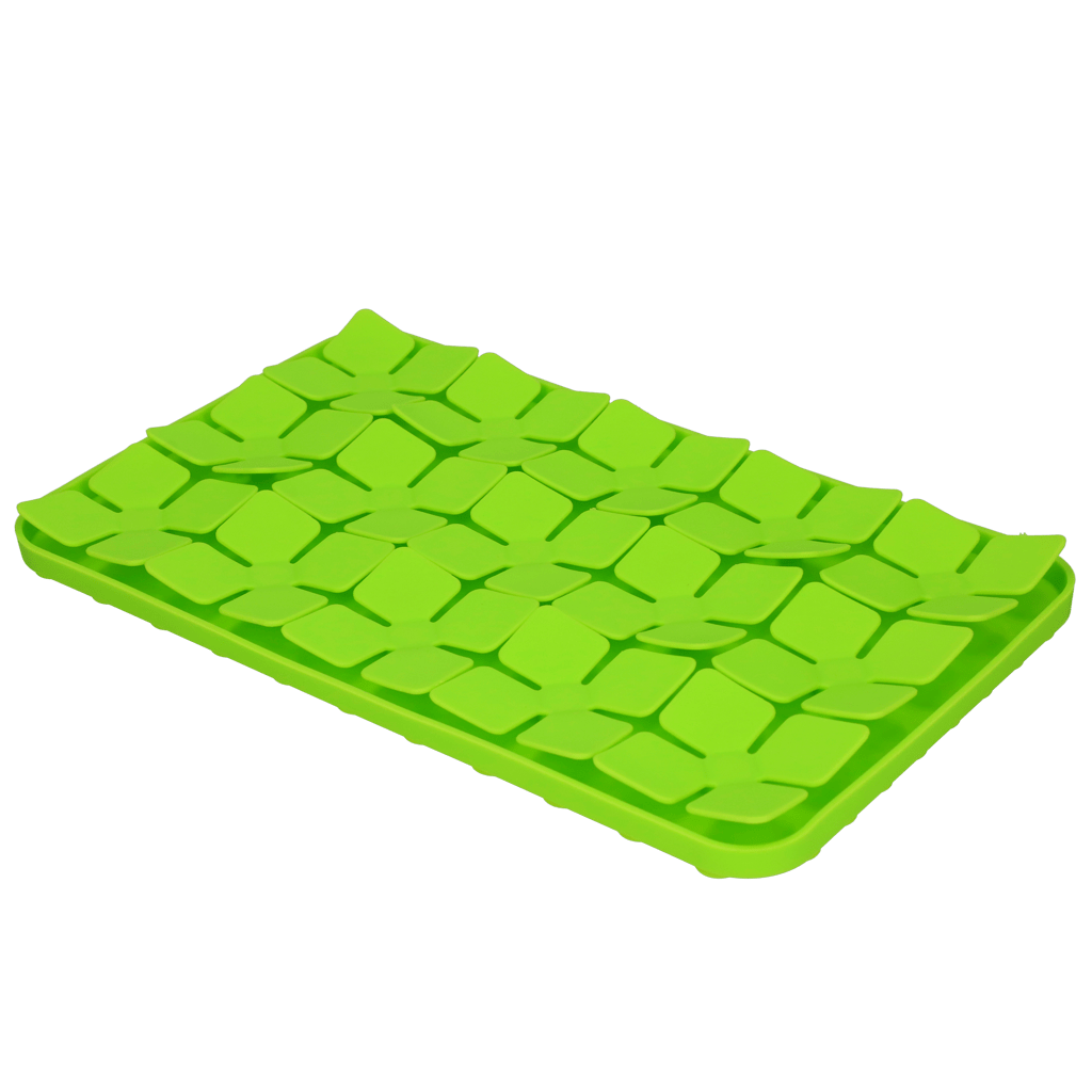Eat Slow Live Longer Lick Mat Dimensions Flower Groen - Afbeelding 3