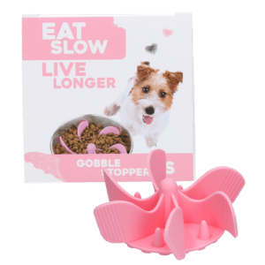 Eat Slow Live Longer Gobble Stopper Roze S