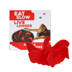 Eat Slow Live Longer Gobble Stopper Rood M