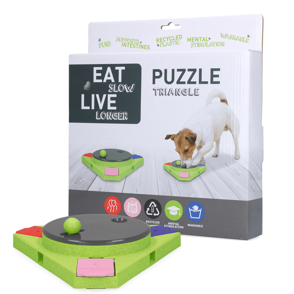 Eat Slow Live Longer Puzzle Triangle