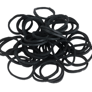 Elastiekjes rubber zwart