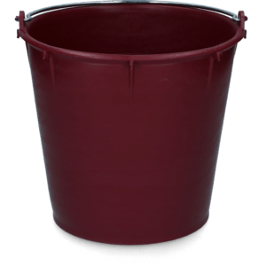 Emmer 7 l met beugel Bordeaux rood