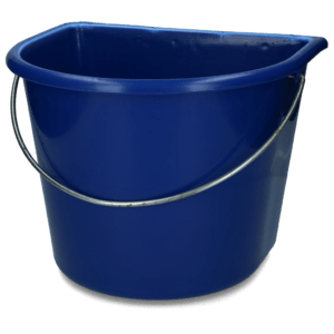 Emmer met vlakke kant 15 l Blauw