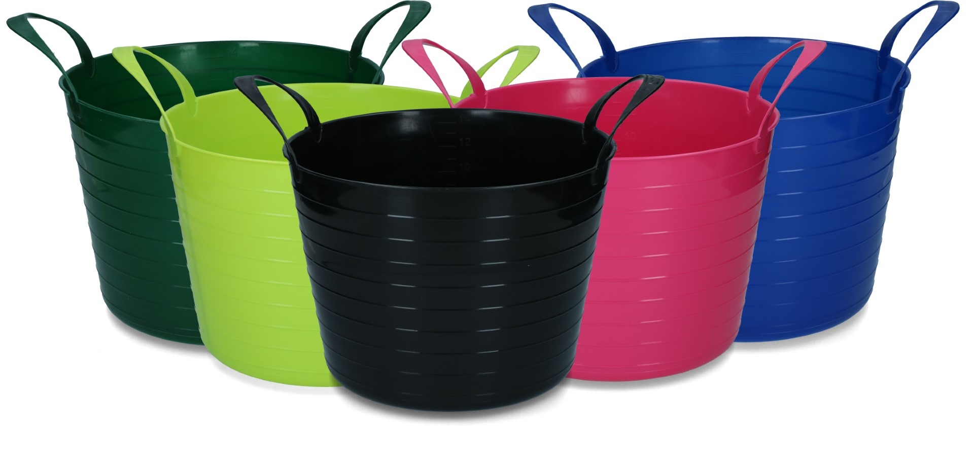 Emmer V-Trug Flexi 14 l Zwart - Afbeelding 2