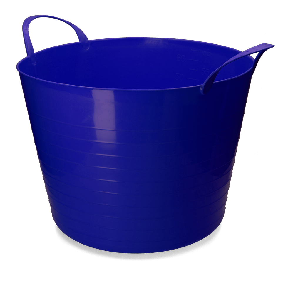 vPlast Emmer V-Trug Flexi 65 l Blauw