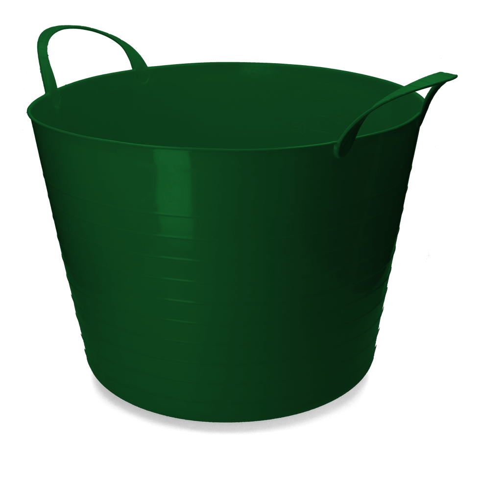 vPlast Emmer V-Trug Flexi 65 l Groen