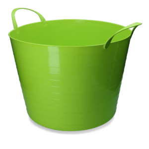 vPlast Emmer V-Trug Flexi 65 l Limoen