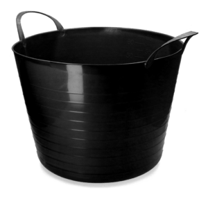vPlast Emmer V-Trug Flexi 65 l Zwart