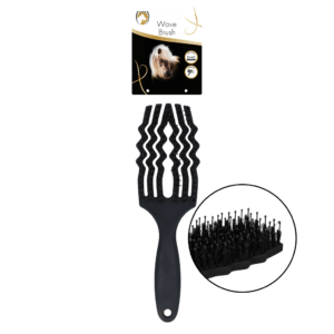 Excellent Horse Wave Brush Zwart