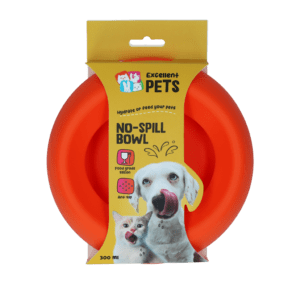 Excellent Pets No-Spill Bowl 300ml Oranje S