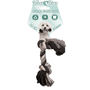 Floss Toss Dental Rope 2 Knot - 20 cm