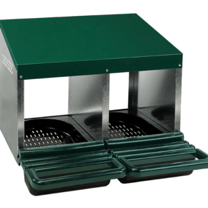 Gaun Pluimvee Legnest Plastic Vloer 2 Vakken (Max. 10 kippen)