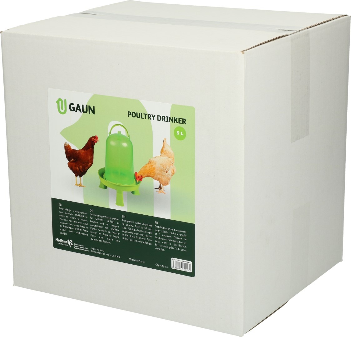 Gaun Pluimvee Drinktoren op Pootjes Limoengroen 5 l - Afbeelding 3