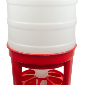 Gaun Pluimvee Voertoren Hopper op Pootjes Rood 40 l