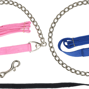 Geleidelijn met ketting zwart 250cm