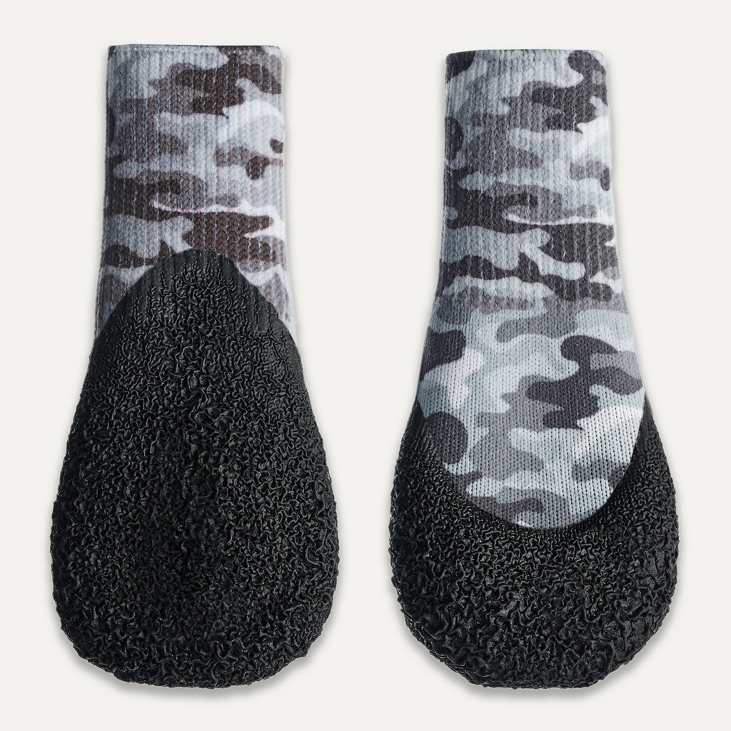 Goo-eez Dog Boots Lites 4 Per Pack XS Camo/Zwart