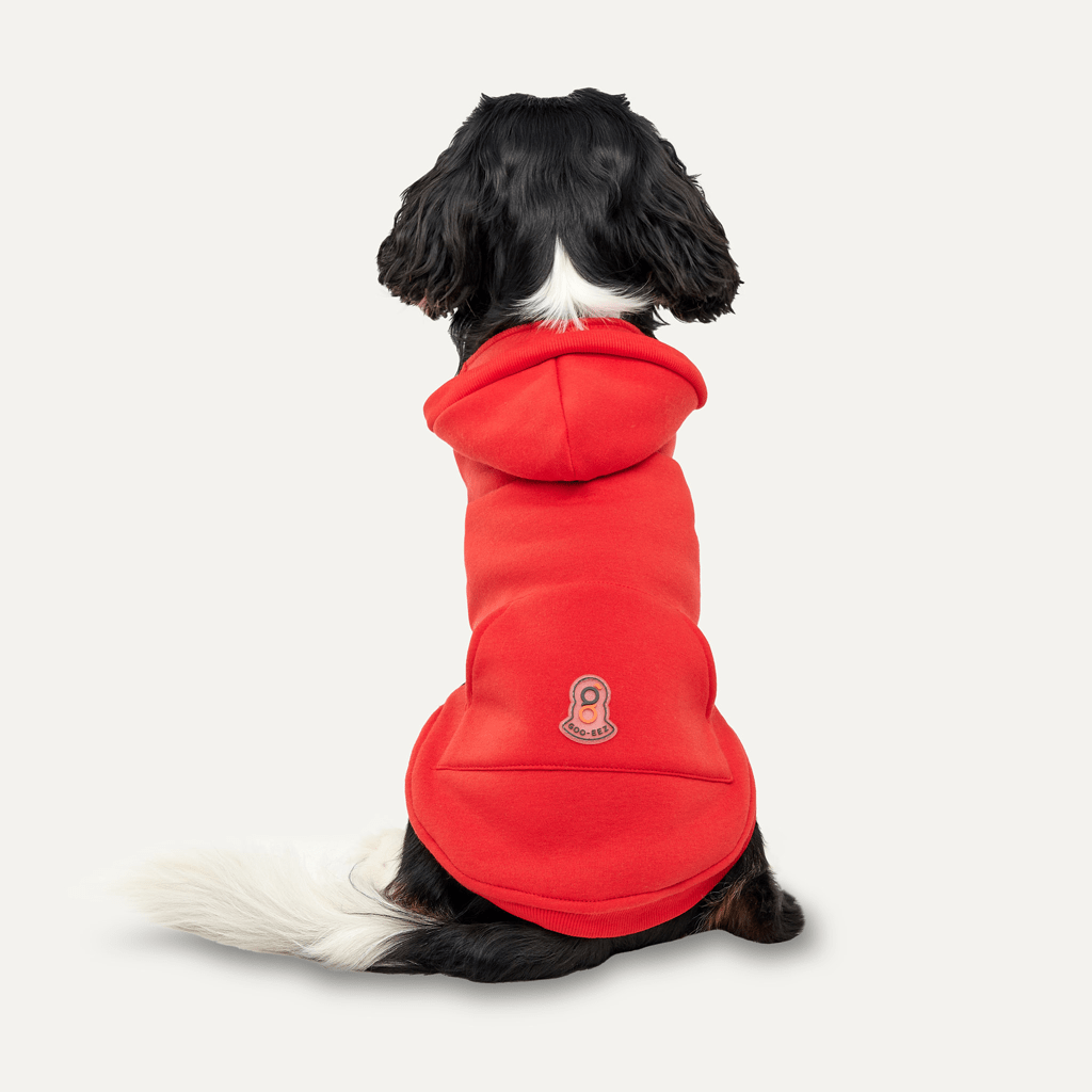 Goo-eez Kangaroo Fleece Hoodie XXL Rood/Zwart - Afbeelding 4
