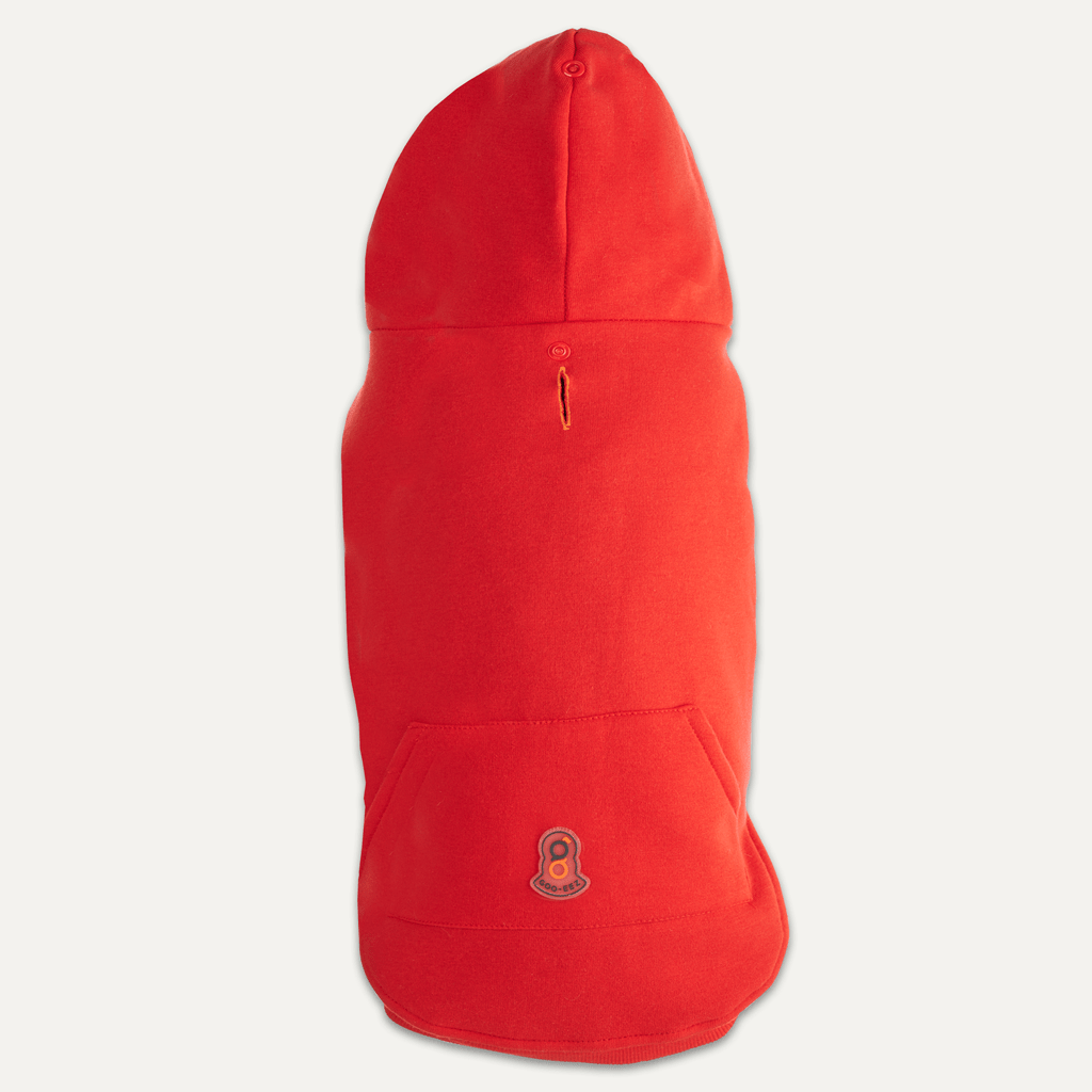 Goo-eez Kangaroo Fleece Hoodie XXL Rood/Zwart - Afbeelding 6