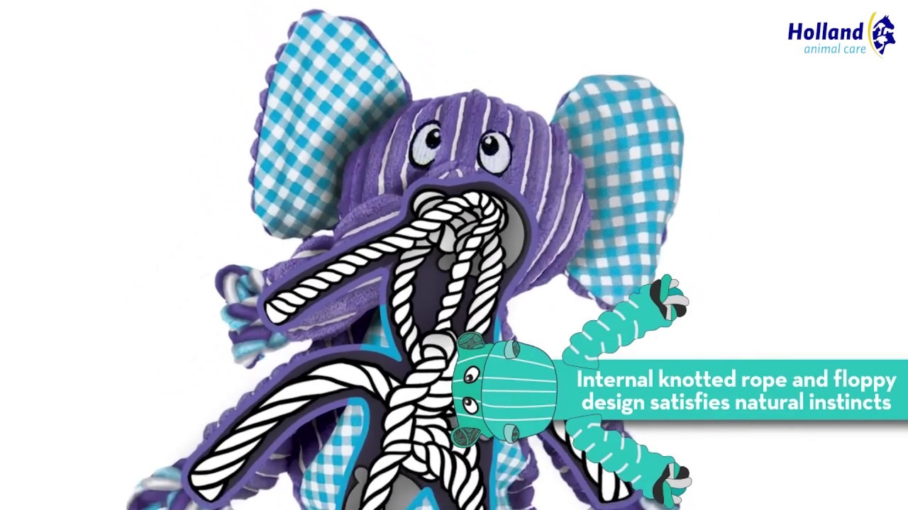 KONG Floppy Knots Vos - Afbeelding 5