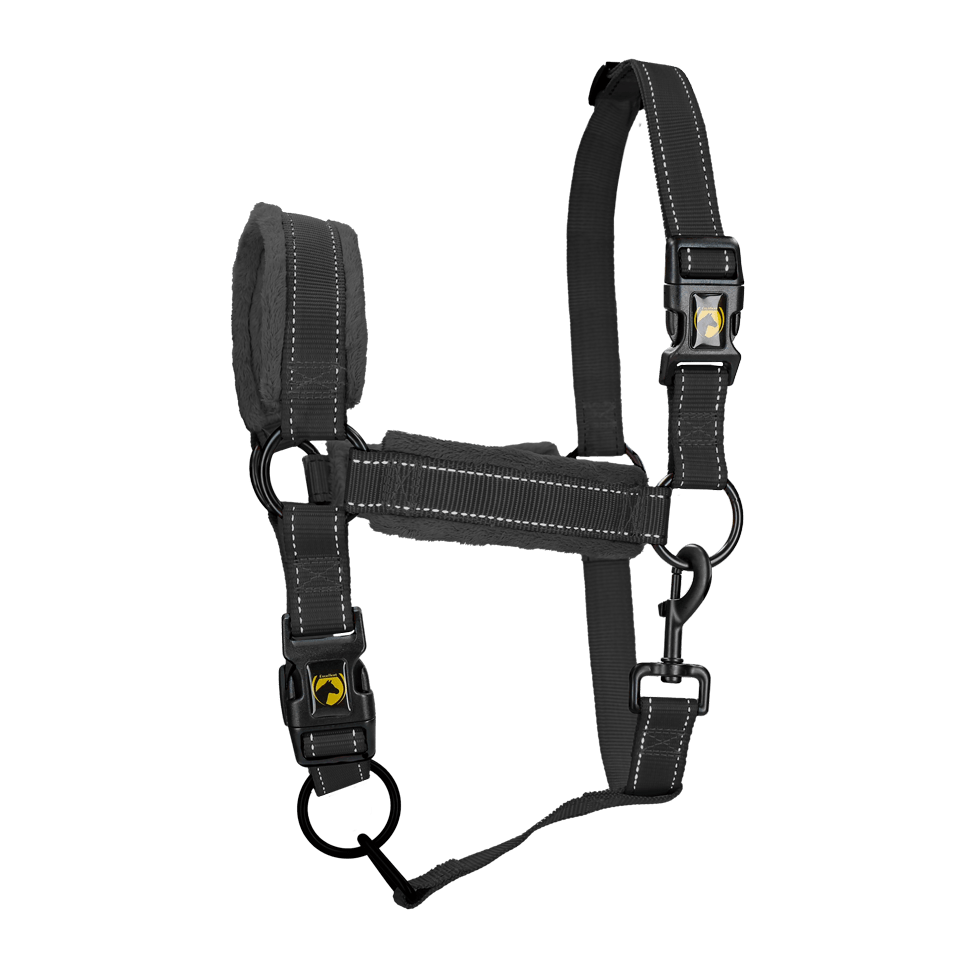 Excellent Superior Halster Zwart XS