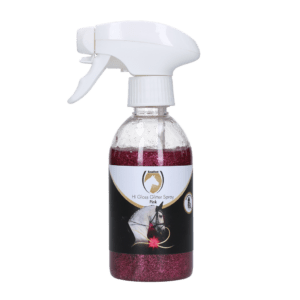 Excellent Horse Hi Gloss Glitter Spray Pink 250 ml
