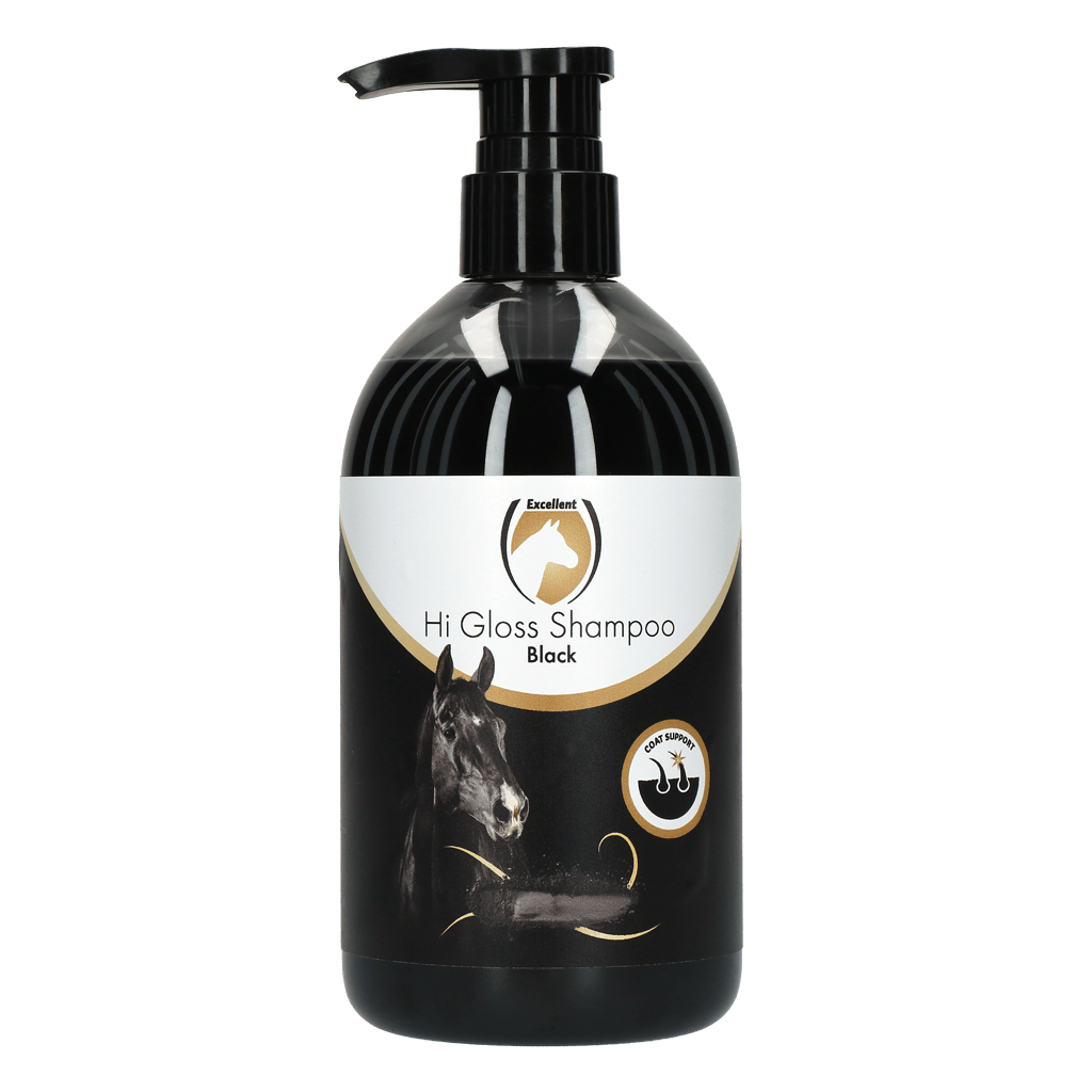 Excellent Horse Hi Gloss Shampoo Zwart 500 ml