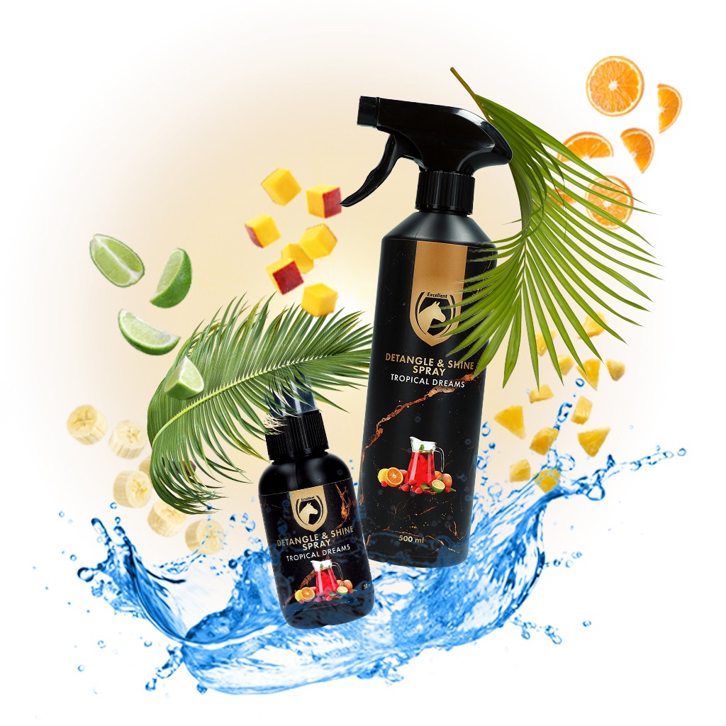 Excellent Horse Detangle & Shine Spray 500 ml Tropical Dreams - Afbeelding 2