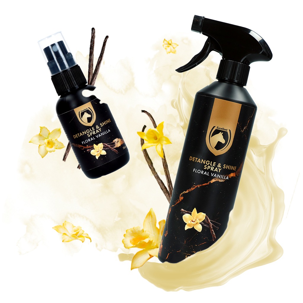 Excellent Horse Detangle & Shine Spray 500 ml Floral Vanilla - Afbeelding 2
