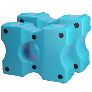 Vplast Cavaletti Hindernisblokken 2 st Blauw