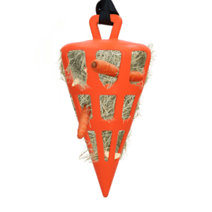 Hay Slow Feeder Fun & Flex Carrot Oranje