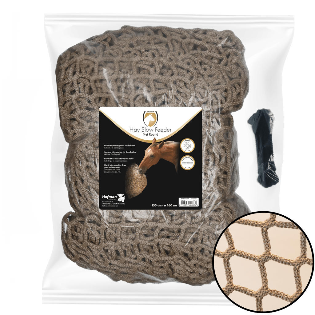 Hay Slow Feeder Net Ronde Baal