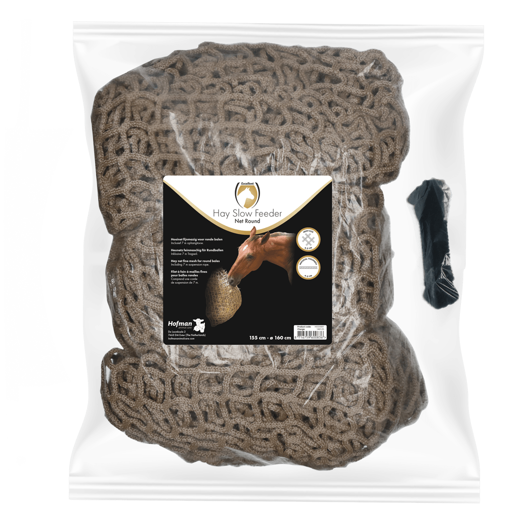 Hay Slow Feeder Net Ronde Baal - Afbeelding 2