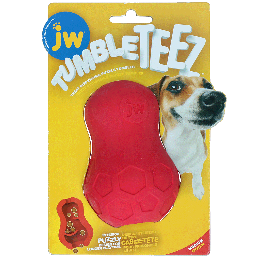 JW Tumble Teez Rood - M