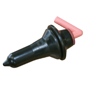 Kalveremmer speen 100 mm Zwarte speen