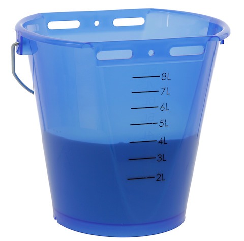 Kalveremmer wit transparant 2-zijdig plat Transparant blauw - Afbeelding 5