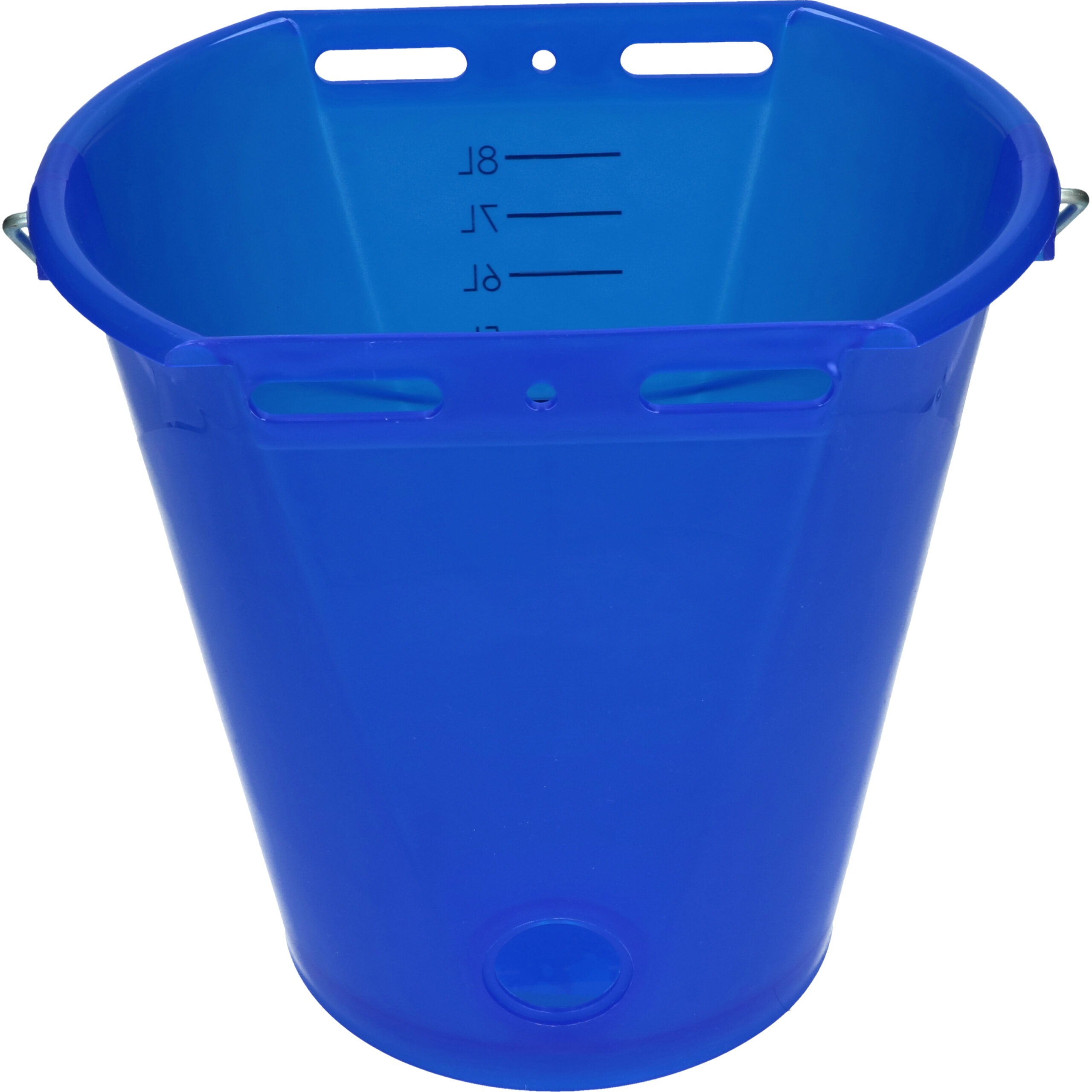 Kalveremmer wit transparant 2-zijdig plat Transparant blauw - Afbeelding 4