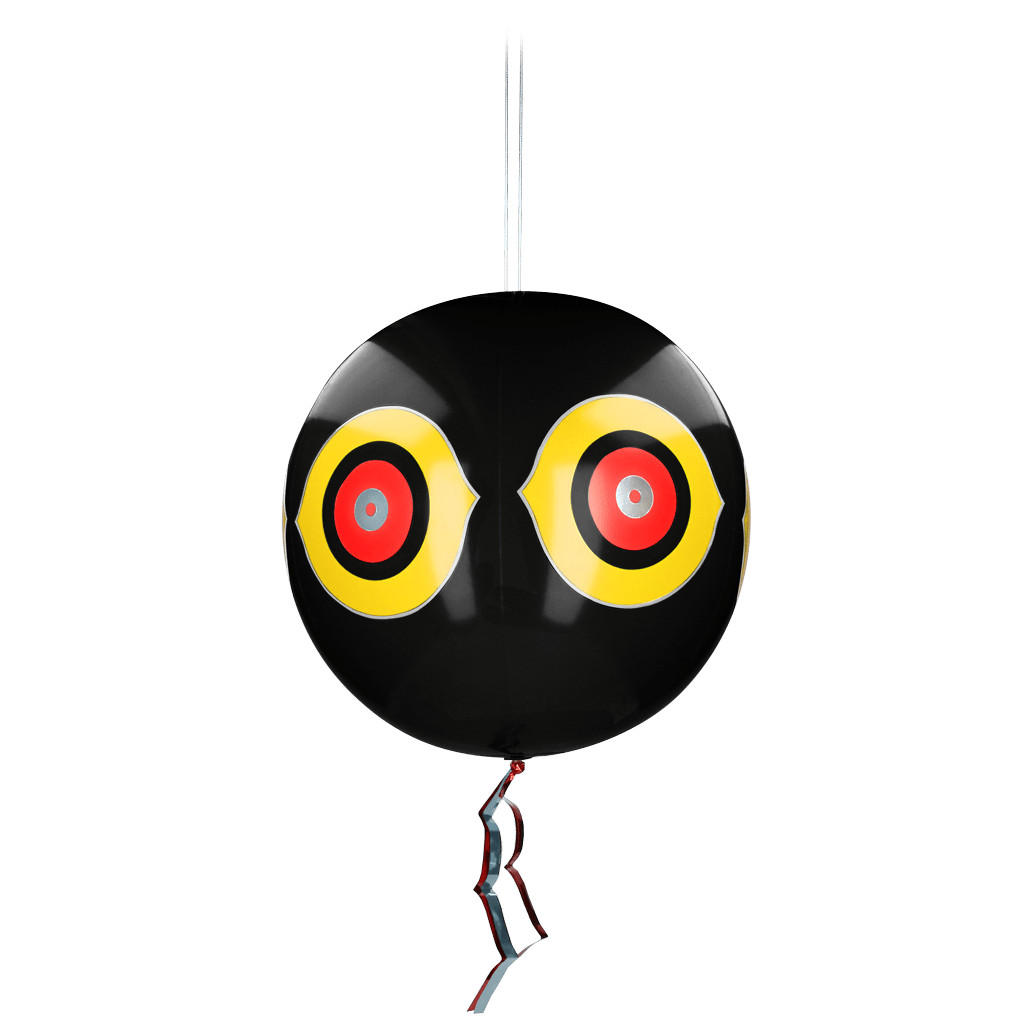 Knock Pest Schrikballon Zwart