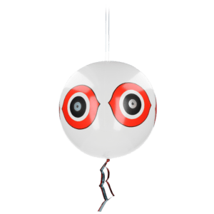 Knock Pest Schrikballon Wit