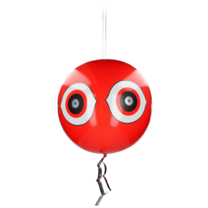 Knock Pest Schrikballon Rood