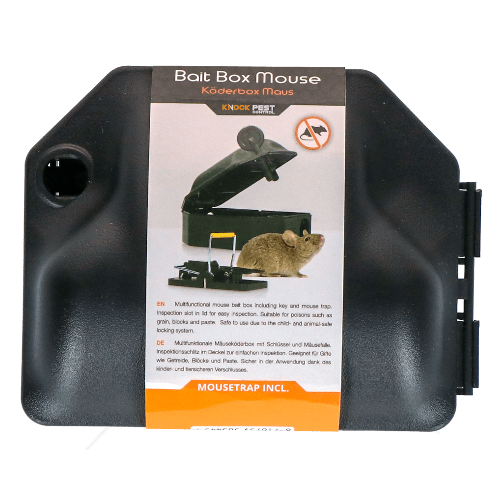 Knock Pest Voerdoos Muis incl. Sleutel + Muizenklem