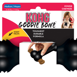 KONG Goodie Bone Zwart M