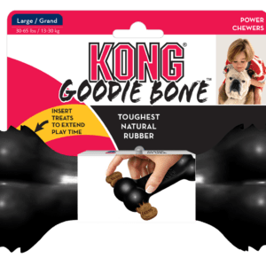 KONG Goodie Bone Zwart L