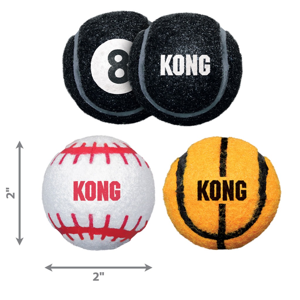 KONG Sport Balls Assorti S (3-pack) - Afbeelding 2